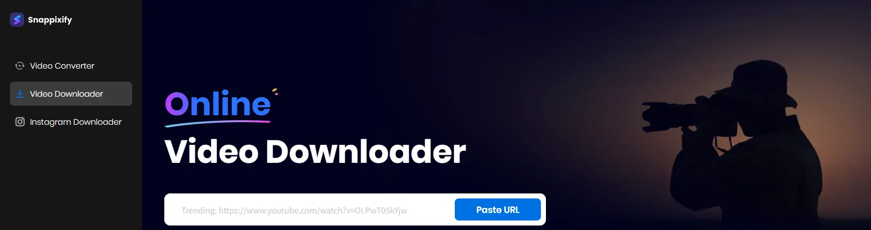 Snappixify online video downloader