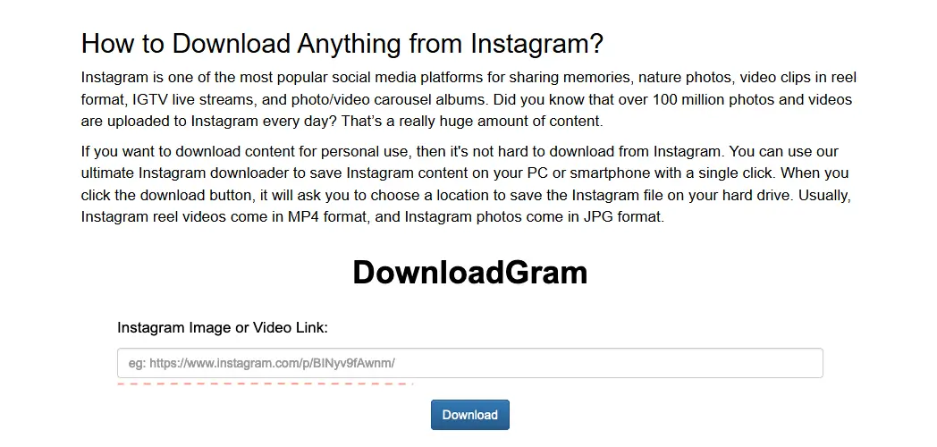 DownloadGram